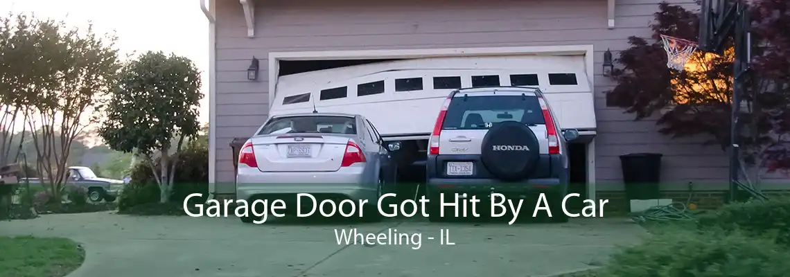 Garage Door Got Hit By A Car Wheeling - IL