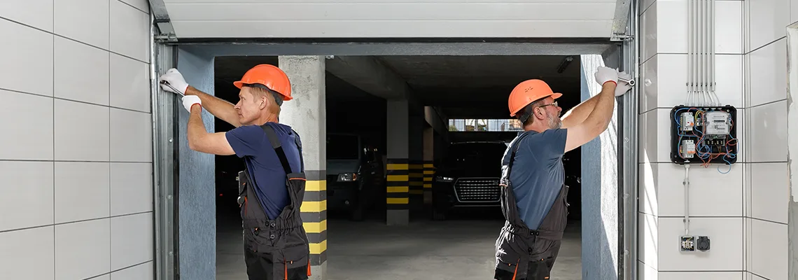 Wooden Garage Door Frame Repair in Wheeling, Illinois